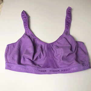 Shock Absorber Bra Wirefree Firm Support Purple 36DD